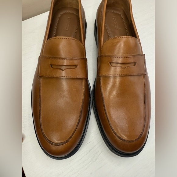 Men’s Express NWT Brown Leather Loafers - Size 12 Office Business Career main image 8